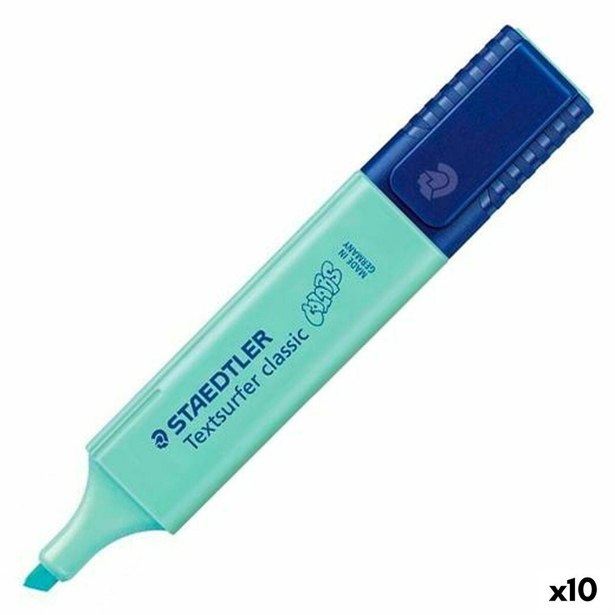 Staedtler Textsurfer Classic - fluorescerende markør, pudderblå, 10 stk.