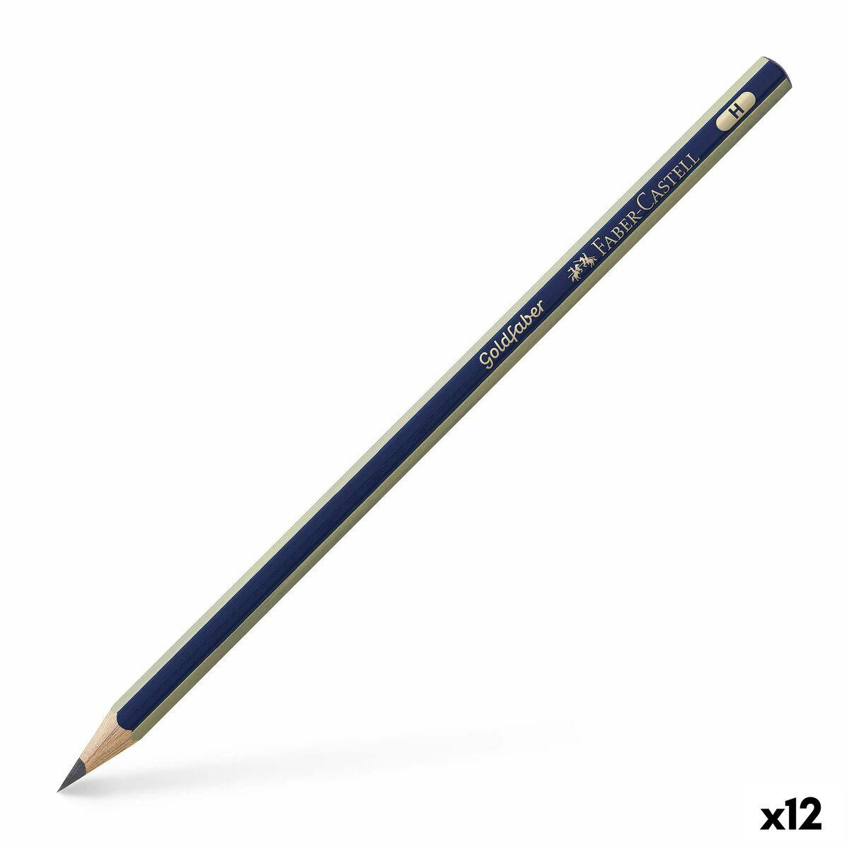 Faber-Castell Goldfaber 1221 blyant H - sekskantet (12 stk)