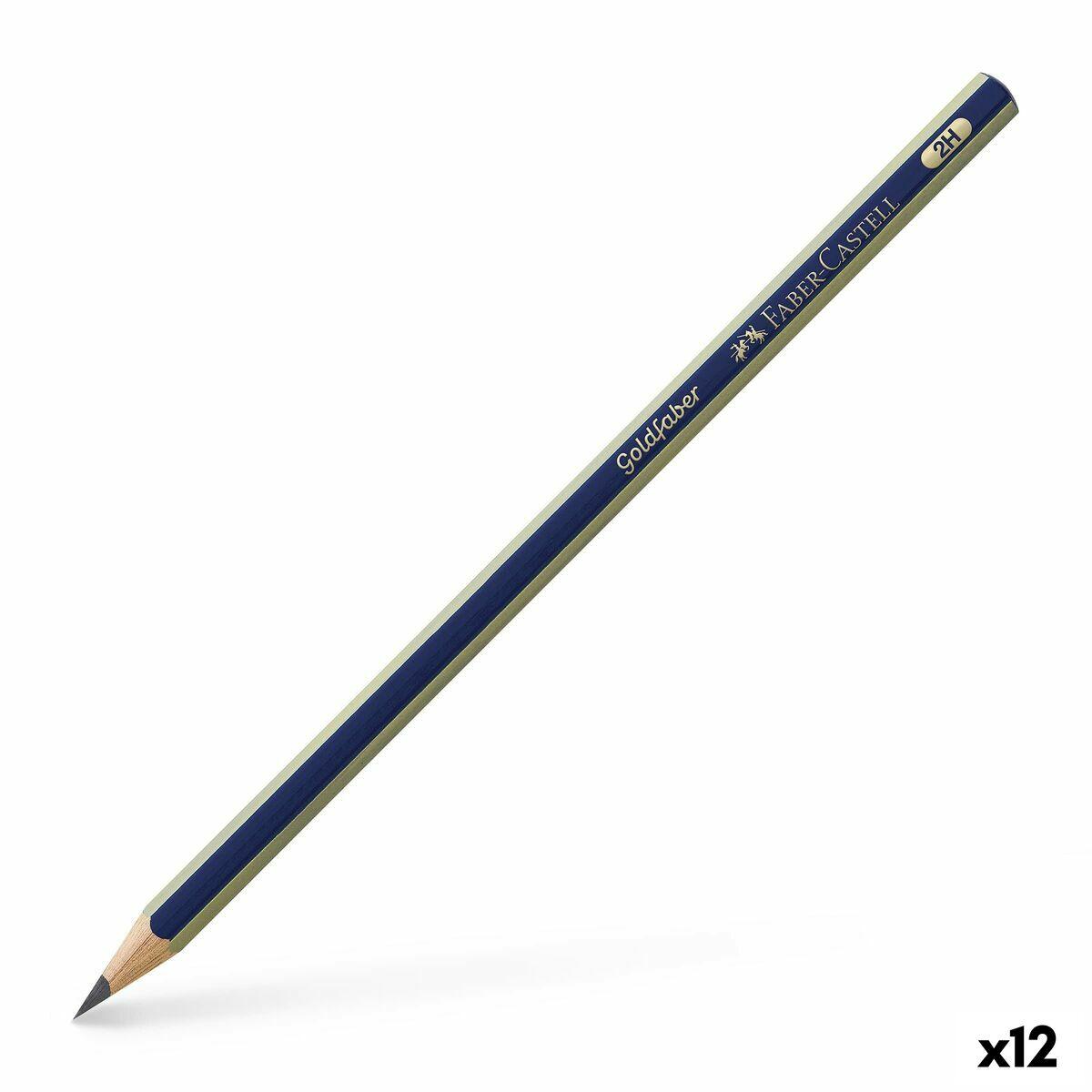 Faber-Castell Goldfaber 1221 blyant 2H - sekskantet (12 stk.)