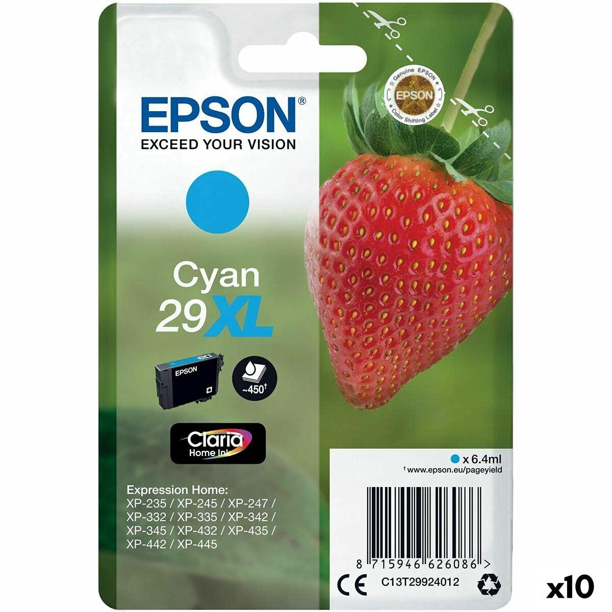 Epson 29XL Cyan - Original blækpatron (10-pak)
