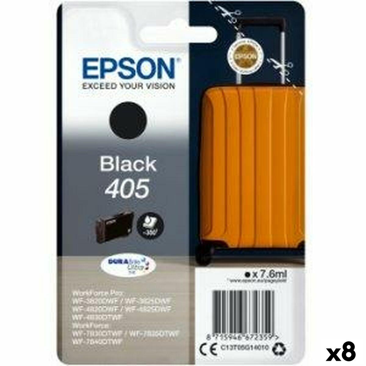 Epson 405 sort blækpatron - original, 8 stk. billede