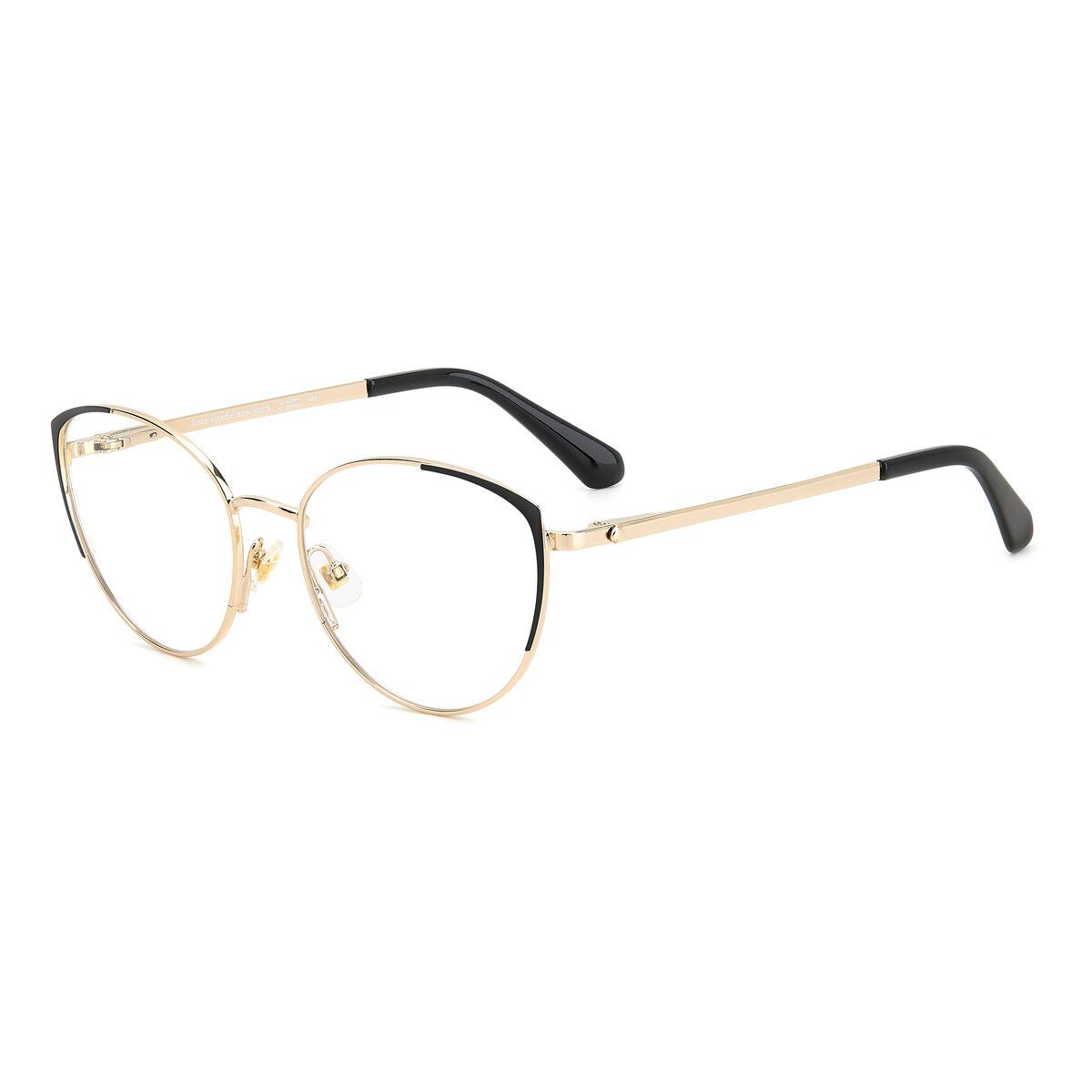 Kate Spade NOEL-G-RHLF217 brillestel - sort/guld, Ø 52 mm billede