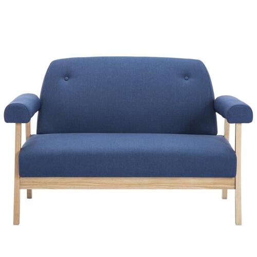 Topersoners sofa i stof blå
