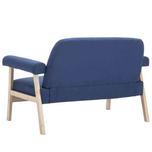 Topersoners sofa i stof blå