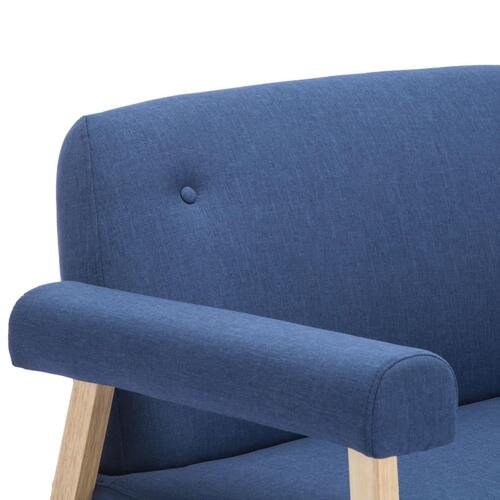 Topersoners sofa i stof blå