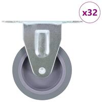 Faste hjul 32 stk. 75 mm