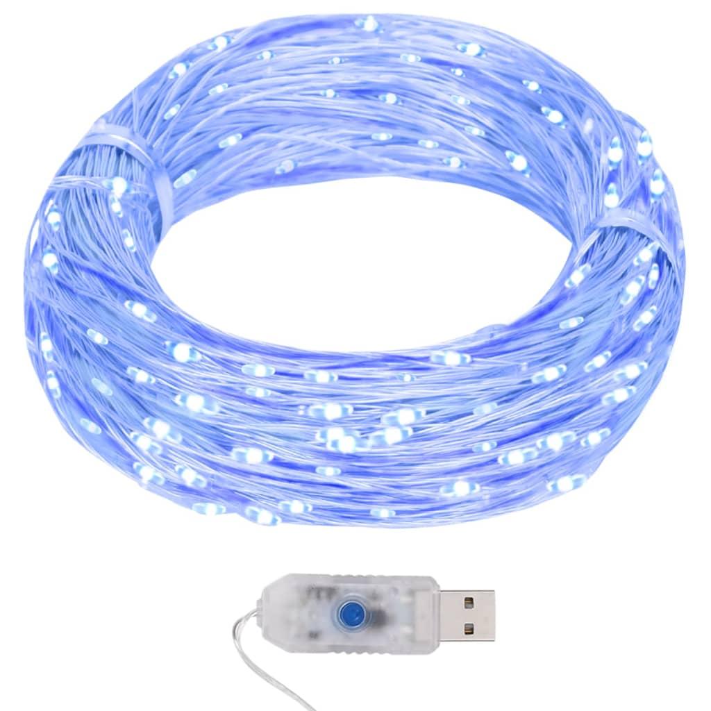 Fairylights-lyskæder 40 m 400 LED'er 8 funktioner blå