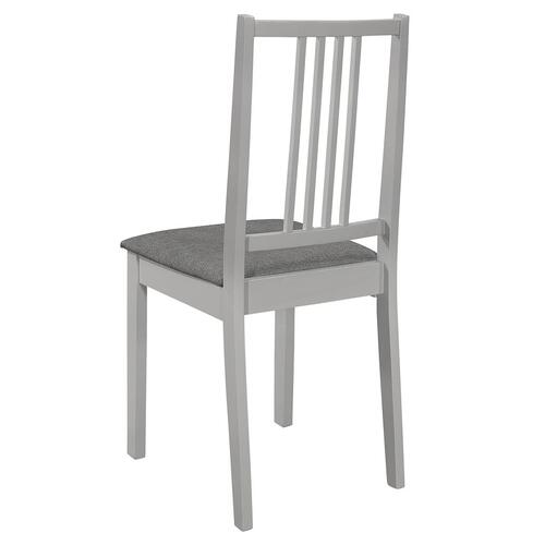 Spisebordssæt 3 dele MDF grå