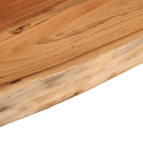 Væghylde 50x20x2,5 cm rektangulær massivt akacietræ