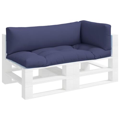 Pallehynder 3 stk. oxfordstof marineblå