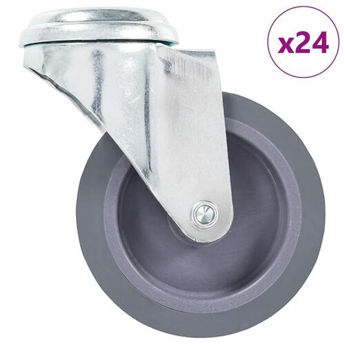Hjul med bolthul 24 stk. 75 mm