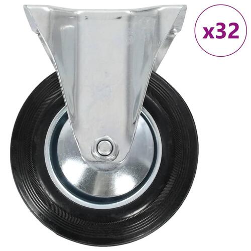 Faste hjul 32 stk. 160 mm