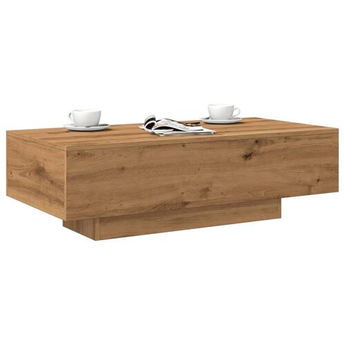 Sofabord 100x49,5x31 cm konstrueret træ kunsteg