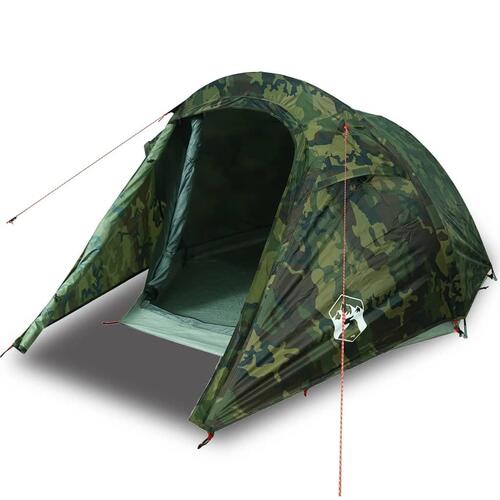 3-personers campingtelt vandafvisende camouflage