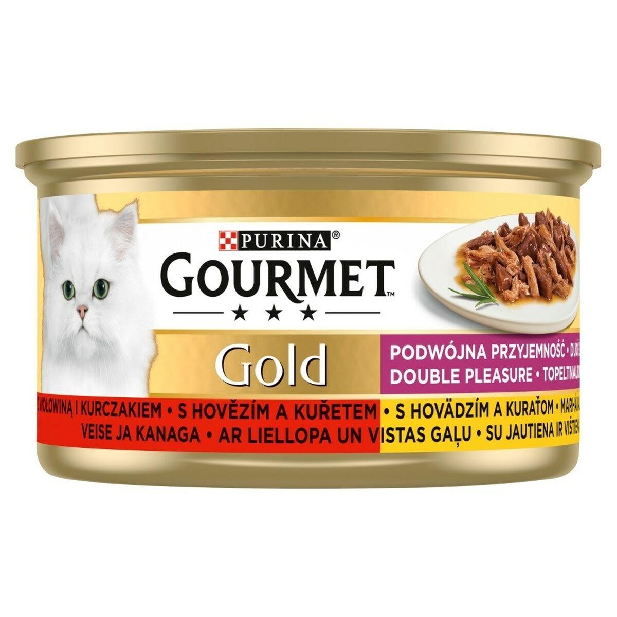 Kattemad Purina Gourmet Gold Kylling Oksekød 85 g