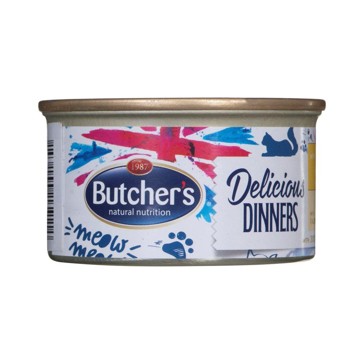 Kattemad Butcher's Delicious Dinners Kylling Kalkun 85 g