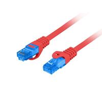 UTP kategori 6 stift netværkskabel Lanberg PCF6A-10CC-0050-R Rød 50 cm