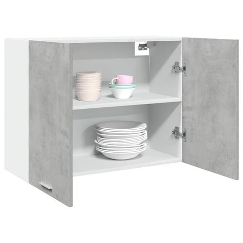 Vægskab 80x31x60 cm konstrueret træ betongrå