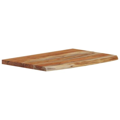Væghylde 50x30x2,5 cm rektangulær massivt akacietræ
