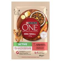 Våd mad Purina Mini/Small Active Beef Beef 85 g