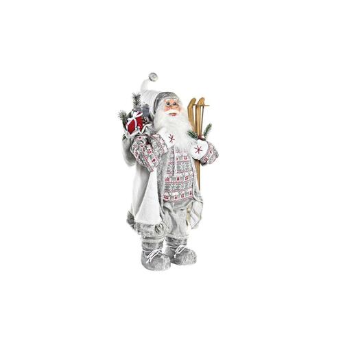 Indretning Julemanden Hvid Rød Grå PVC 45 x 34 x 83 cm