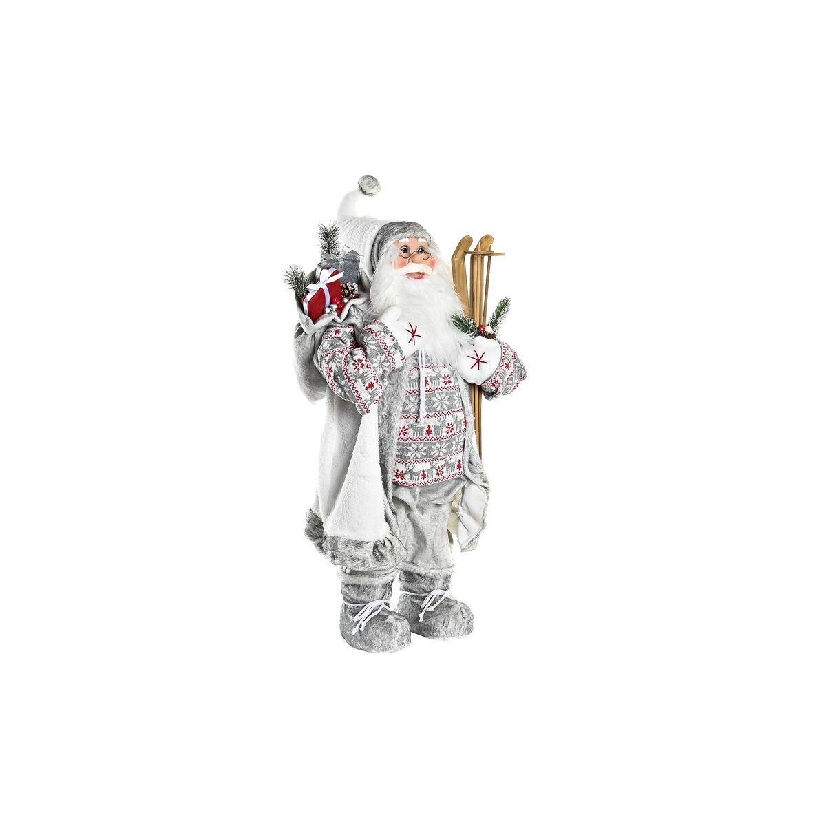 Indretning Julemanden Hvid Rød Grå PVC 45 x 34 x 83 cm