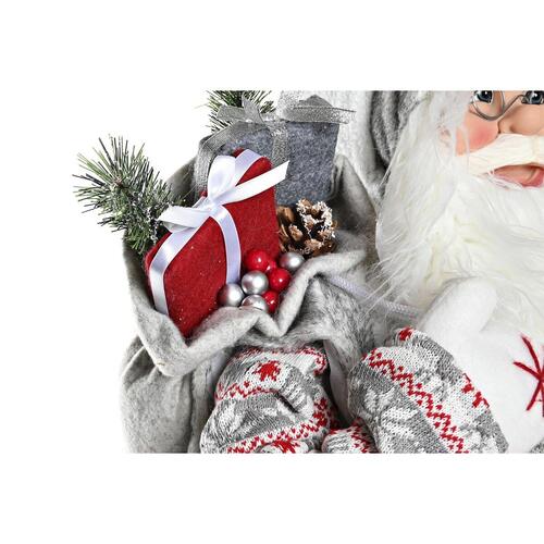 Indretning Julemanden Hvid Rød Grå PVC 45 x 34 x 83 cm