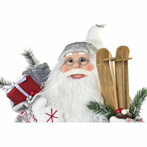 Indretning Julemanden Hvid Rød Grå PVC 45 x 34 x 83 cm