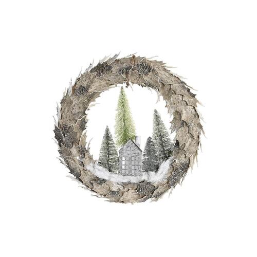 Juleguirlande LED Lys Huse 46 x 7,5 x 46 cm