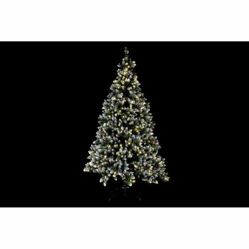 Juletræ Hvid Rød Grøn PVC Ananas snefald 125 x 125 x 210 cm