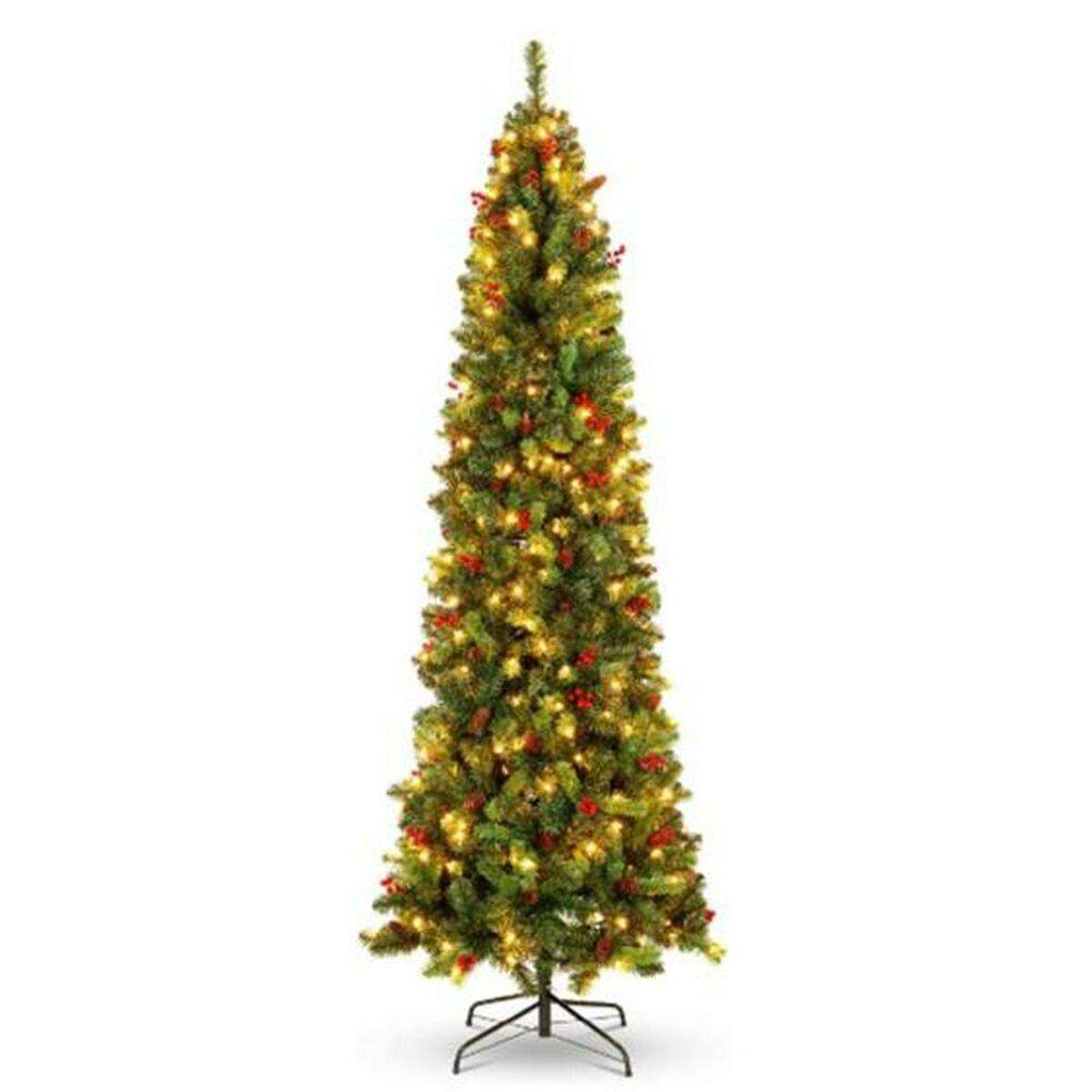 Juletræ Grøn Metal Polyetylen 70 x 70 x 210 cm
