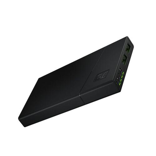 Powerbank Green Cell PBGC02S Sort 10000 mAh