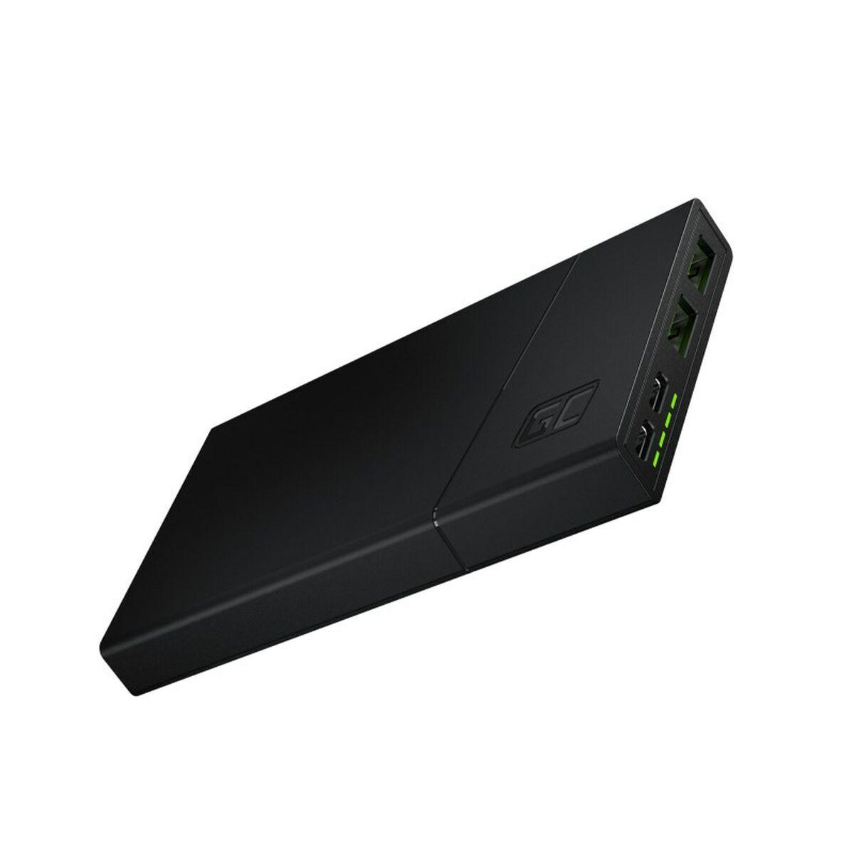 Powerbank Green Cell PBGC02S Sort 10000 mAh