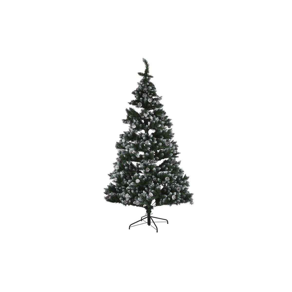 Juletræ LED Lys Grøn Metal Polyetylen 130 x 130 x 218 cm