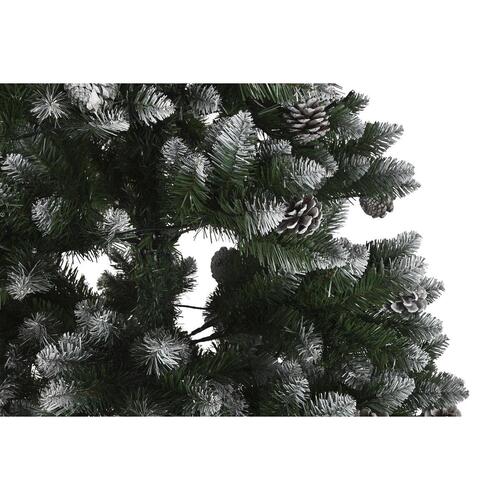 Juletræ LED Lys Grøn Metal Polyetylen 130 x 130 x 218 cm