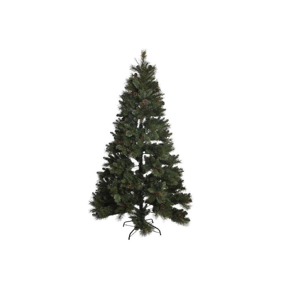 Juletræ Grøn PVC Plastik 135 x 135 x 225 cm