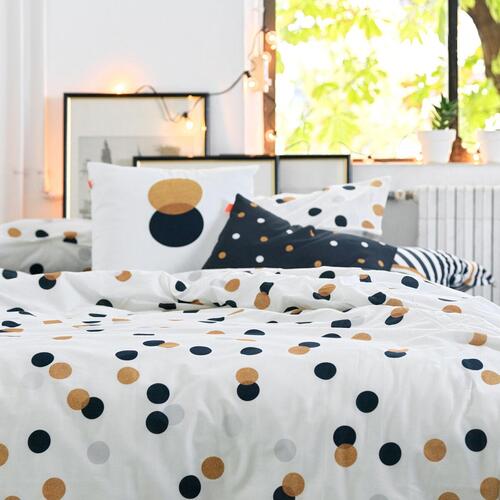 Nordisk cover HappyFriday Blanc Golden dots Multifarvet 260 x 240 cm