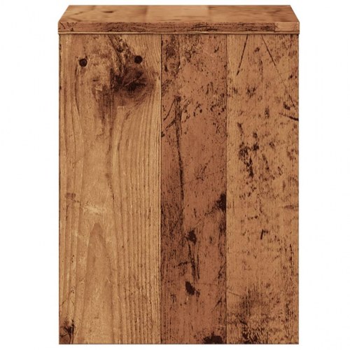 Sengeborde 2 stk. - 40×30×40 cm i konstrueret træ, gammelt trælook