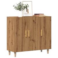 Skab 90x34x80 cm konstrueret træ kunsteg