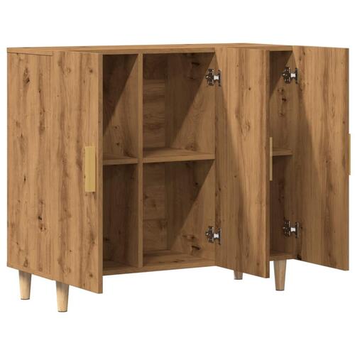Skab 90x34x80 cm konstrueret træ kunsteg