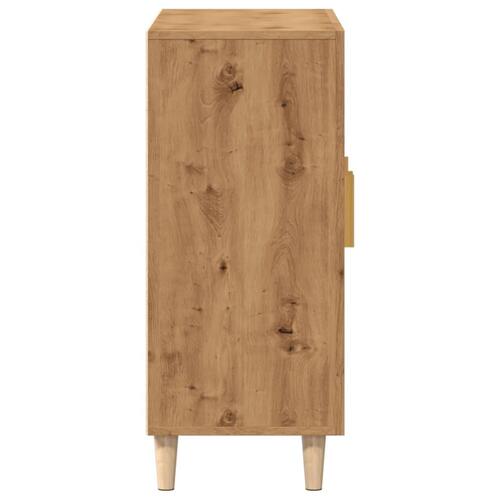 Skab 90x34x80 cm konstrueret træ kunsteg
