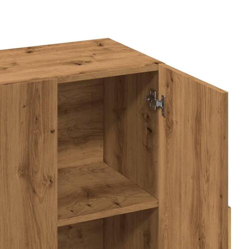 Skab 90x34x80 cm konstrueret træ kunsteg