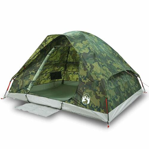 2-personers campingtelt vandafvisende kuppel camouflage
