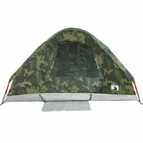 2-personers campingtelt vandafvisende kuppel camouflage