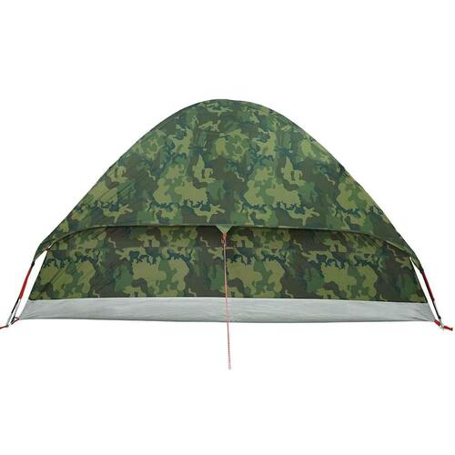 2-personers campingtelt vandafvisende kuppel camouflage