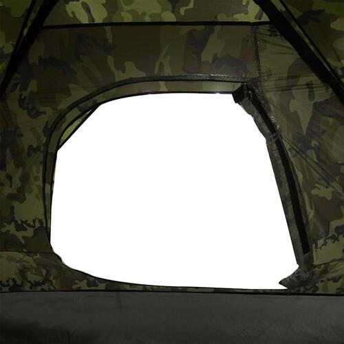 2-personers campingtelt vandafvisende kuppel camouflage