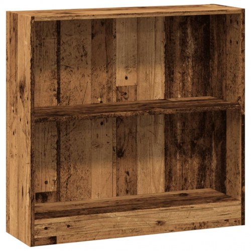 Bogreol 80×24×76 cm i konstrueret træ - antikt træ