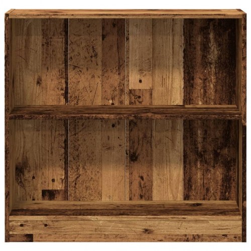 Bogreol 80×24×76 cm i konstrueret træ - antikt træ