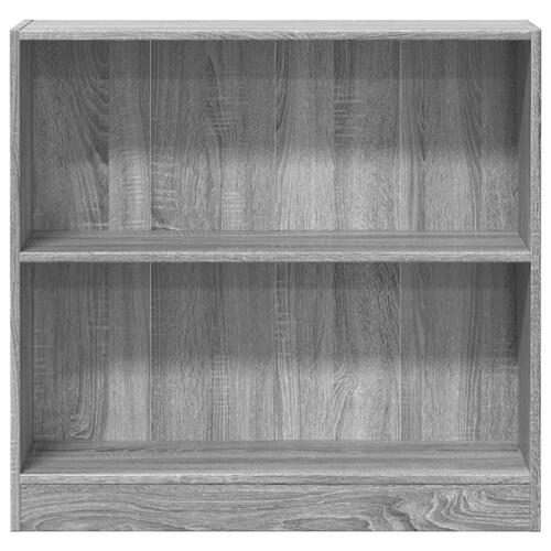 Bogreol 80x24x76 cm konstrueret træ grå sonoma-eg