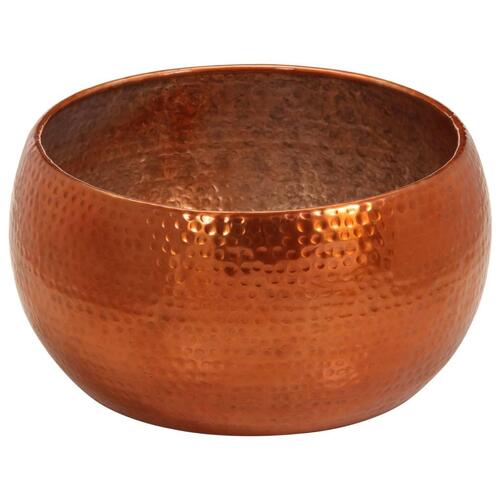 Sofabord Ø55x28 cm aluminium messingfarvet